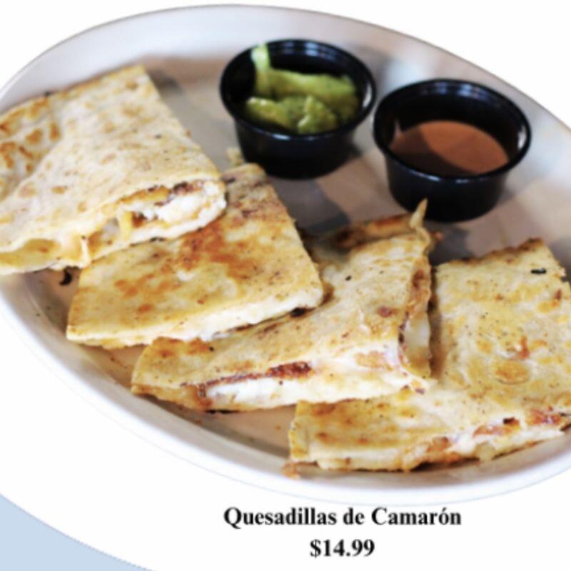 QUESADILLA DE CAMARON 